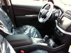 Recently delivered 2012 Dodge Journey R/T with black leather interior with red stitching
