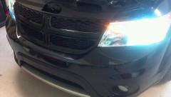 Grill Badge Delete / HID Install 2012 Journey R/T AWD