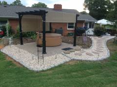 Hot tub patio