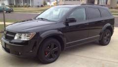 Black painted rims, red calipers, VHS nightshades custom tails, black exhaust