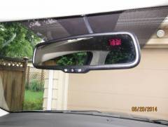 Autodimming Rear View Mirror with compass