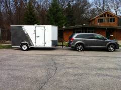 2012 Journey R/T with 10 Single Axle Trailer