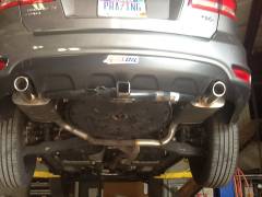 Rear view after the magnaflow install