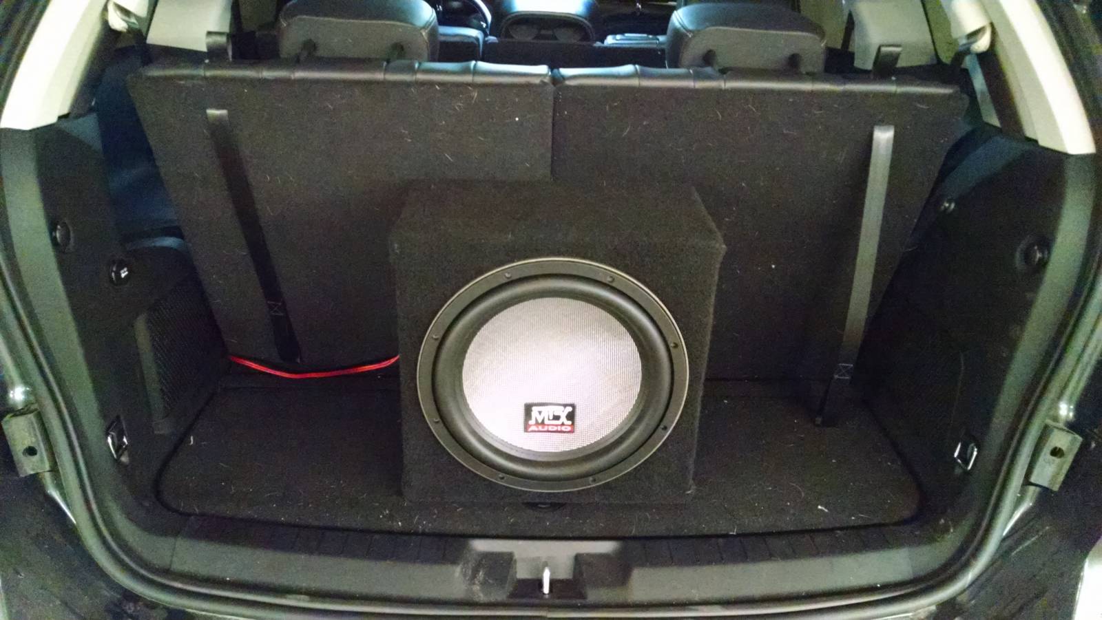Dodge journey shop subwoofer enclosure