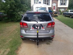 More information about "New hitch and Bike rack installed. Only 3 day old at the time"