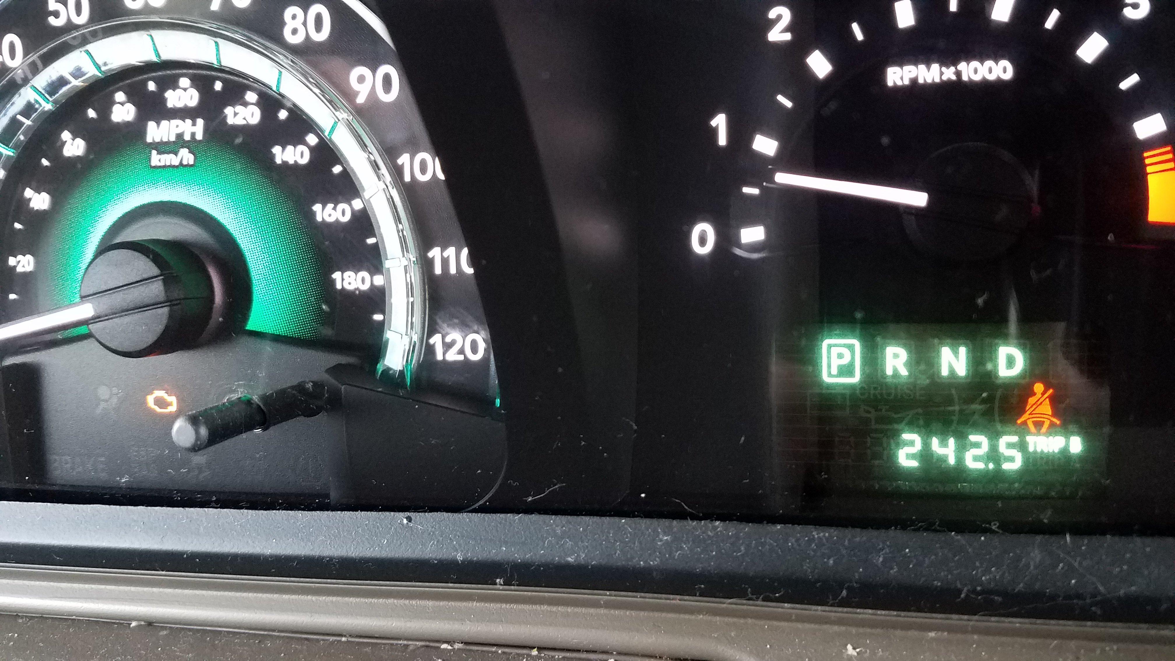 dodge journey check engine