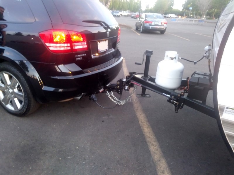 Pulling a trailer for vacation Hauling Towing Dodge Journey